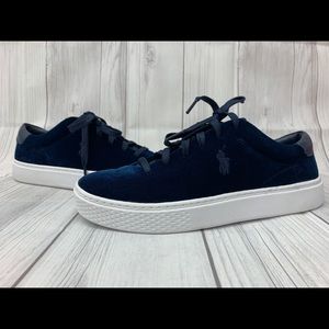 Polo Ralph Lauren blue velvet shoes women’s 8